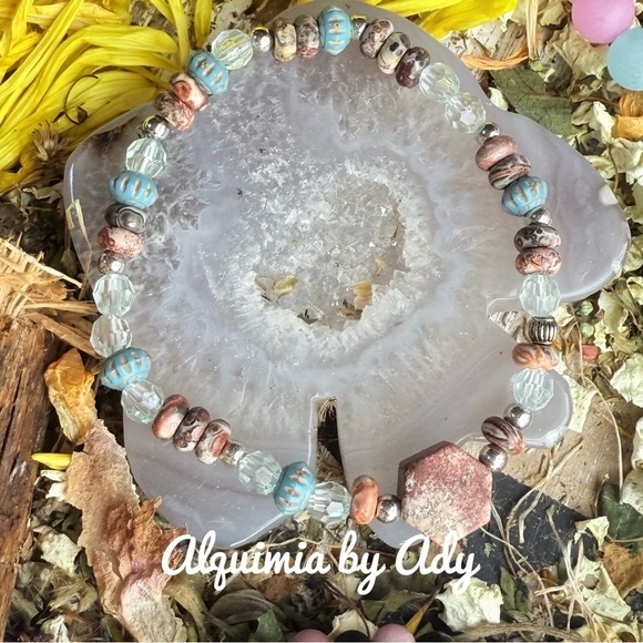 Alquimia ocean jasper pastel bracelet